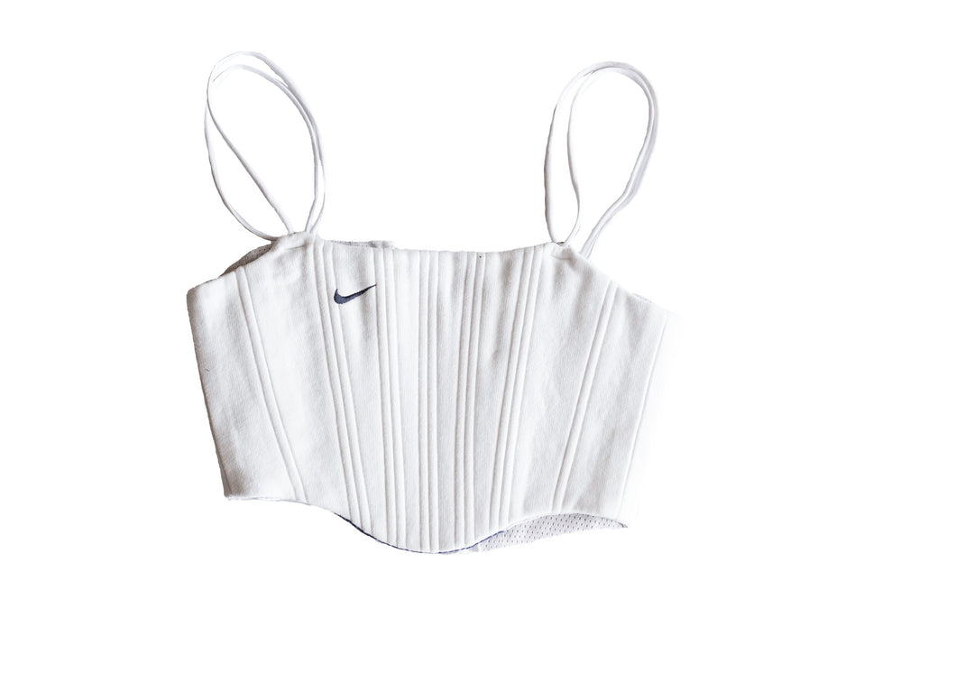 Reversible Vintage Nike Corset with Mesh